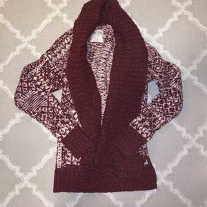 A&F KNIT CARDIGAN